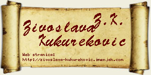 Živoslava Kukureković vizit kartica